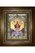Икона Божья Матерь Живоносный источник, 14x18 см, в деревянном киоте 20х24 см, арт вк-2763