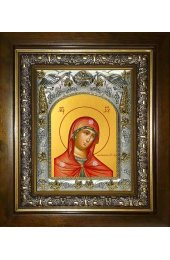 Икона Божья Матерь Андрониковская, 14x18 см, в деревянном киоте 20х24 см, арт вк-2773