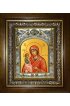 Икона Божья Матерь Гребневская, 14x18 см, в деревянном киоте 20х24 см, арт вк-2781