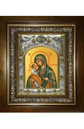 Икона Божья Матерь Александрийская, 14x18 см, в деревянном киоте 20х24 см, арт вк-2790