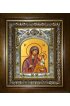 Икона Божья Матерь Грузинская, 14x18 см, в деревянном киоте 20х24 см, арт вк-2793