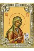 Икона Богоматерь Боголюбская серебро 18 х 24 со стразами, арт вк-2846