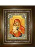 Икона Богородица Жировицкая, 18x24 см, со стразами, в деревянном киоте, арт вк-2877