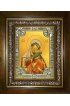 Икона Богородица Акидимская, 18x24 см, со стразами, в деревянном киоте, арт вк-2879