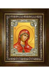 Икона Богородица Андрониковская, 18x24 см, со стразами, в деревянном киоте, арт вк-2913