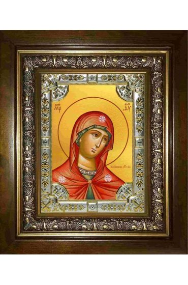 Икона Богородица Андрониковская, 18x24 см, со стразами, в деревянном киоте, арт вк-2913