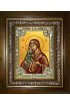 Икона Богородица Елецкая, 18x24 см, со стразами, в деревянном киоте, арт вк-2925