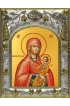 Икона Божьей Матери Лиддская 14x18 в серебряном окладе, арт вк-3003