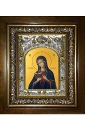 Икона Божья Матерь Калужская, 14x18 см, в деревянном киоте 20х24 см, арт вк-3071