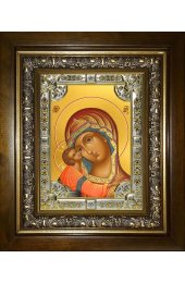 Икона Божья Матерь Игоревская, 18x24 см, со стразами, в деревянном киоте, арт вк-3228