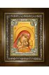 Икона Божьей Матери Касперовская, 18x24 см, со стразами, в деревянном киоте, арт вк-3240
