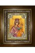 Икона Божьей Матери Избавительница, 18x24 см, со стразами, в деревянном киоте, арт вк-3244