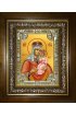 Икона Божьей Матери Ильинская, 18x24 см, со стразами, в деревянном киоте, арт вк-3245