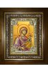 Икона Божьей Матери Кипрская, 18x24 см, со стразами, в деревянном киоте, арт вк-3249