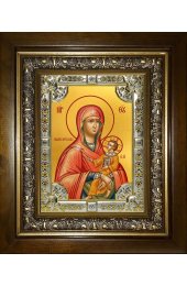 Икона Божьей Матери Лиддская, 18x24 см, со стразами, в деревянном киоте, арт вк-3252