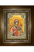 Икона Божья Матерь Минская, 18x24 см, со стразами, в деревянном киоте, арт вк-3255