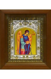 Икона Архангел Иегудиил, 14x18 см, в деревянном киоте 20х24 см, арт вк-3282