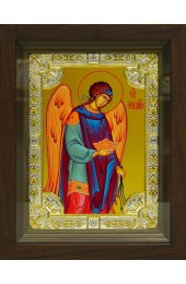Икона Архангел Иегудиил, 18x24 см, со стразами, в деревянном киоте, арт вк-3295
