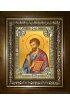 Икона Лука апостол, 18x24 см, со стразами, в деревянном киоте, арт вк-3500