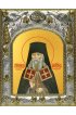 Икона Александр Санаксарский 14x18 в серебряном окладе, арт вк-3572