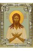 Икона Алексий (Алексей) человек Божий серебро 18 х 24 со стразами, арт вк-3598