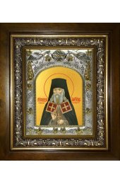Икона Александр Санаксарский, 14x18 см, в деревянном киоте 20х24 см, арт вк-3610