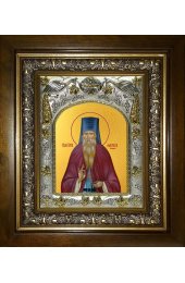 Икона Амвросий Оптинский, 14x18 см, в деревянном киоте 20х24 см, арт вк-3637