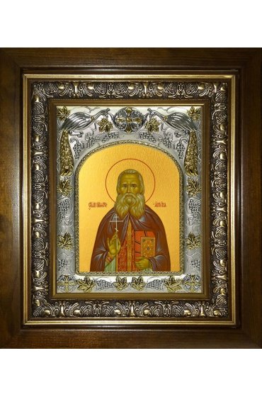 Икона Антипа Кириллов, 14x18 см, в деревянном киоте 20х24 см, арт вк-3640