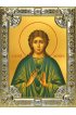 Икона Аркадий Вяземский и Новоторжский серебро 18 х 24 со стразами, арт вк-3665