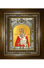 Икона Аполлинарий Равеннский, 14x18 см, в деревянном киоте 20х24 см, арт вк-3676