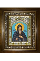 Икона Арефа Печерский, 14x18 см, в деревянном киоте 20х24 см, арт вк-3677