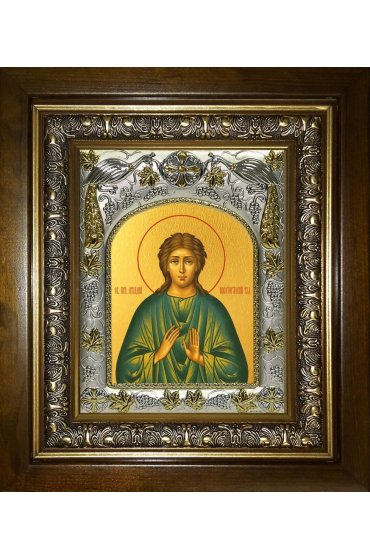 Икона Аркадий Вяземский и Новоторжский, 14x18 см, в деревянном киоте 20х24 см, арт вк-3678