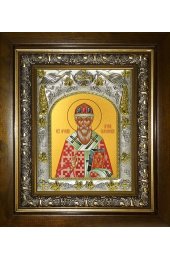 Икона Арсений Суздальский, 14x18 см, в деревянном киоте 20х24 см, арт вк-3682