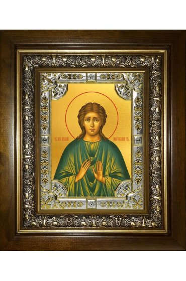 Икона Аркадий Вяземский и Новоторжский, 18x24 см, со стразами, в деревянном киоте, арт вк-3698