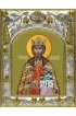 Икона Владимир Новгородский 14x18 в серебряном окладе, арт вк-3725