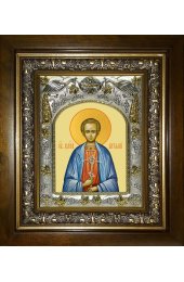 Икона Виталий Александрийский, 14x18 см, в деревянном киоте 20х24 см, арт вк-3747