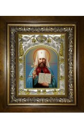 Икона Владимир Киевский митрополит, 14x18 см, в деревянном киоте 20х24 см, арт вк-3750