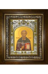Икона Владимир Лежневский, 14x18 см, в деревянном киоте 20х24 см, арт вк-3751