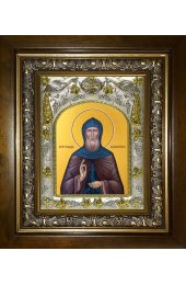 Икона Геннадий Важеозерский, 14x18 см, в деревянном киоте 20х24 см, арт вк-3779