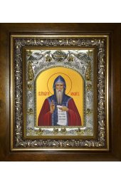 Икона Георгий Хозевит, 14x18 см, в деревянном киоте 20х24 см, арт вк-3787