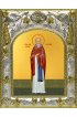Икона Герман Соловецкий 14x18 в серебряном окладе, арт вк-3806
