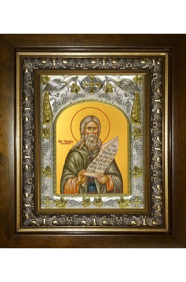 Икона Герман Аляскинский, 14x18 см, в деревянном киоте 20х24 см, арт вк-3838