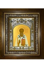Икона Григорий Богослов, 14x18 см, в деревянном киоте 20х24 см, арт вк-3846