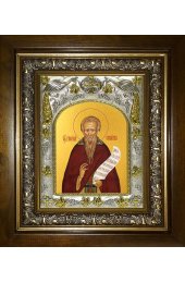 Икона Григорий Синаит, 14x18 см, в деревянном киоте 20х24 см, арт вк-3848