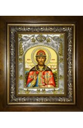 Икона Дмитрий Донской, 14x18 см, в деревянном киоте 20х24 см, арт вк-3853