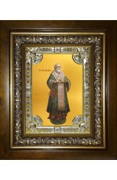Икона Григорий Богослов, 18x24 см, со стразами, в деревянном киоте, арт вк-3866