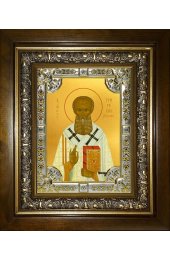 Икона Григорий Богослов, 18x24 см, со стразами, в деревянном киоте, арт вк-3867