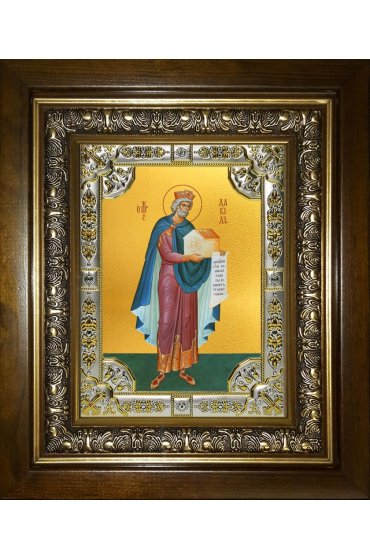 Икона Давид Царь, 18x24 см, со стразами, в деревянном киоте, арт вк-3869