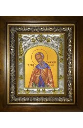 Икона Иларион Пеликитский, 14x18 см, в деревянном киоте 20х24 см, арт вк-3916
