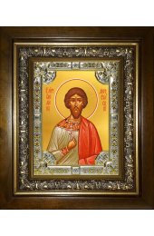 Икона Емилиан Доростольский, 18x24 см, со стразами, в деревянном киоте, арт вк-3921